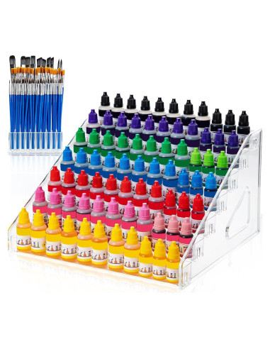 Organizador de Pintura Acrílica ENVIABELL 7 Niveles 2 oz