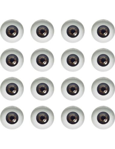 100PCS Ojos de Vidrio 6mm para Muñecas y Manualidades