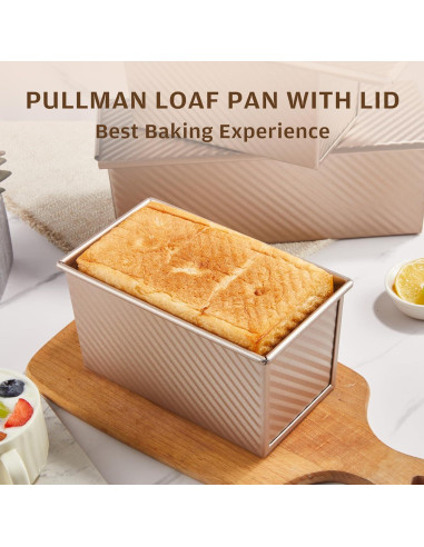 Molde para Pan Pullman KITESSENSU Antiadherente 0.45 kg