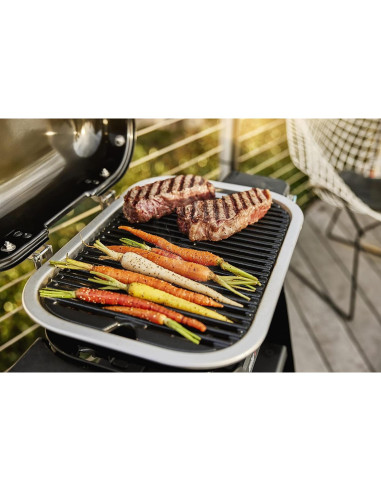 Parrilla Eléctrica Weber Lumin Compacta Negra 1560W