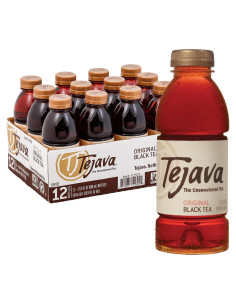 Té Helado Negro Tejava Original 12 Botellas 500 ml Sin Azúcar