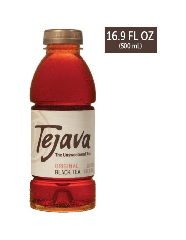 Té Helado Negro Tejava Original 12 Botellas 500 ml Sin Azúcar