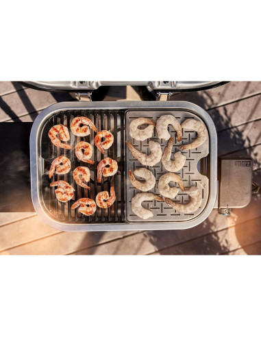 Parrilla Eléctrica Weber Lumin Compacta Negra 1560W