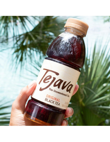 Té Helado Negro Tejava Original 12 Botellas 500 ml Sin Azúcar