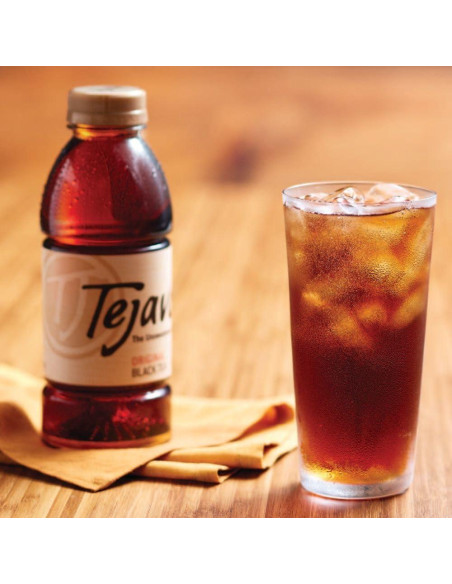 Té Helado Negro Tejava Original 12 Botellas 500 ml Sin Azúcar