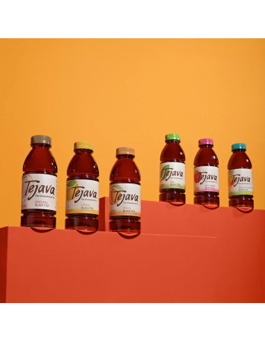 Té Helado Negro Tejava Original 12 Botellas 500 ml Sin Azúcar