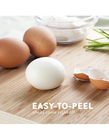 Cocinador de Huevos Elite Gourmet EGC-007, 7 Huevos, Blanco
