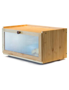 Caja de Pan de Bambú ETMI - Almacenamiento Fresco 40x25 cm
