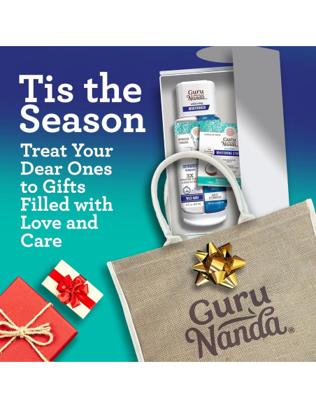 Dúo Blanqueador GuruNanda Oxyburst 591 ml + Tiras Blanqueadoras