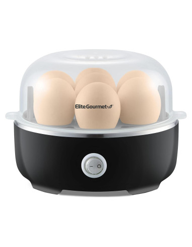 Cocedor de Huevos Eléctrico Elite Gourmet EGC115B 7 Huevos
