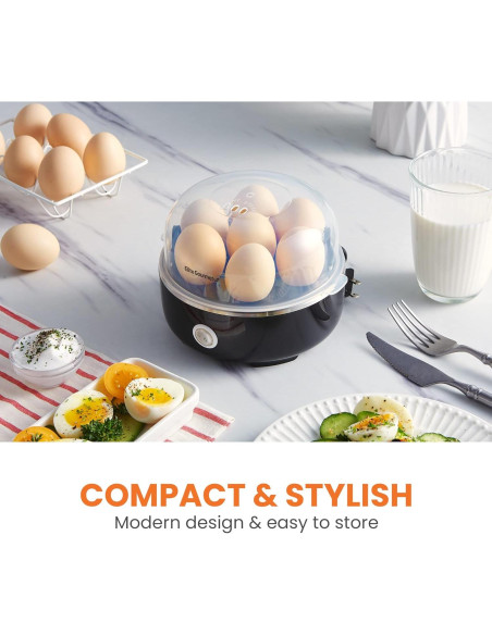 Cocedor de Huevos Eléctrico Elite Gourmet EGC115B 7 Huevos