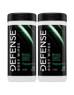 Toallitas Corporales Menta Defense Soap 40 Unidades