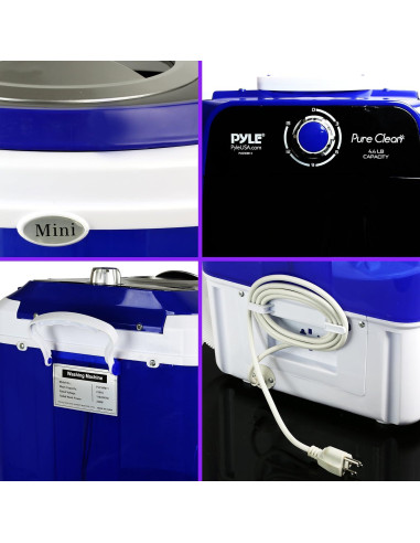 Lavadora Compacta Pure Clean PUCWM11.7 2.04kg Azul