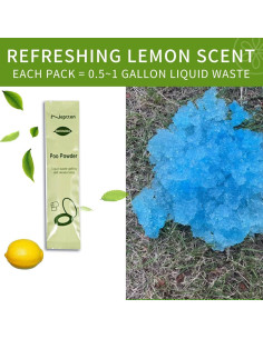 Gel Absorbente para Inodoro Portátil Neptten 20g - Control Olores 2