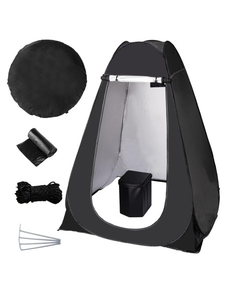 Inodoro Portátil DINVES con Carpa Privacidad 1 Persona