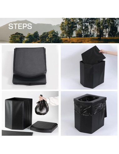 Inodoro Portátil DINVES con Carpa Privacidad 1 Persona