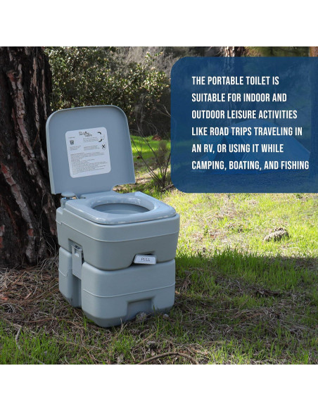 Inodoro Portátil TCP Global 5.3 Galones para Camping