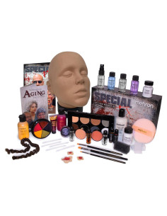 Kit de Maquillaje FX Profesional Mehron con Cabeza de Práctica