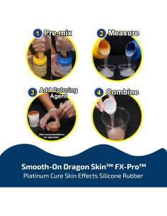 Moldes de Silicona Dragon Skin FX-Pro Smooth-On 19x15cm 2