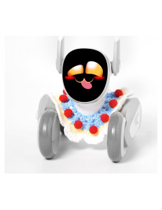 Collar Festivo Hecho a Mano para Juguetes - Azul y Rojo