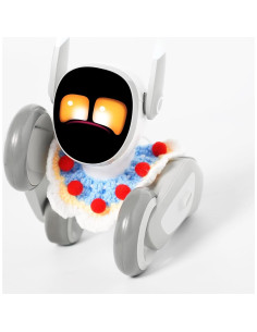 Collar Festivo Hecho a Mano para Juguetes - Azul y Rojo 2