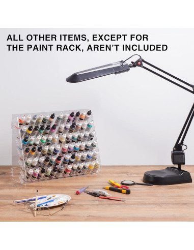 Organizador de Rack de Pintura Plydolex 60 Agujeros Acrílico