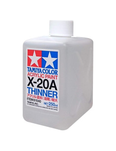 Disolvente Acrílico Tamiya X-20A 250ml Secado Rápido