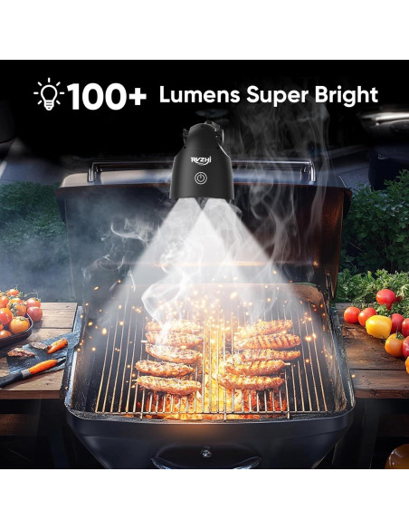 Luz LED para Barbacoa RVZHI 10 Luces 100lm Resistente al Calor Luz LED para Barbacoa RVZHI 10 Luces 100lm Resistente al Calor