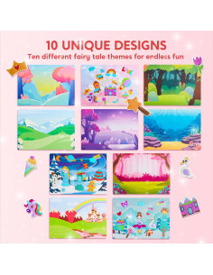 Kit de Arte en Foil JOYIN Unicornio - Manualidades Creativas 2
