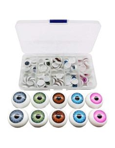 Ojos de Muñeca Acrílicos TIHOOD 12mm 100pcs para Manualidades