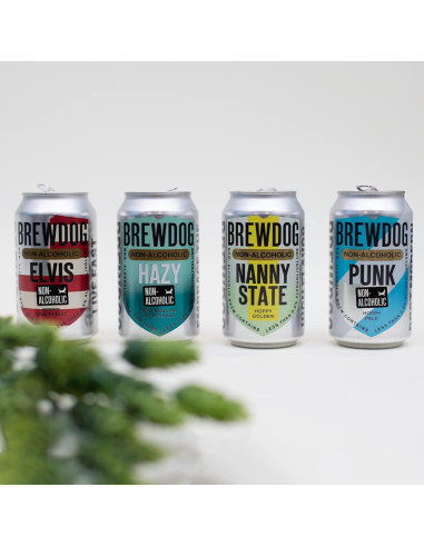 BrewDog 24 Latas Mezcladas Sin Alcohol | Nanny, Elvis, Hazy, Punk