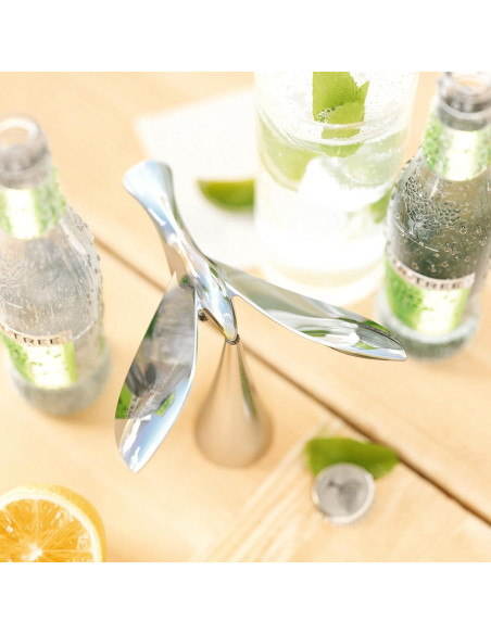 Abridor de Botellas Umbra Tipsy Cromo Escultórico 1 pieza