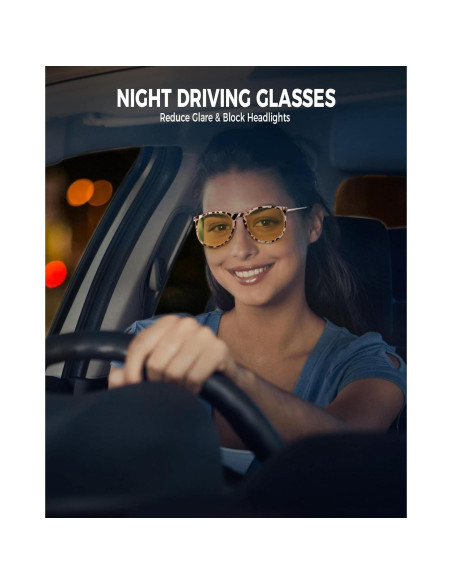 Gafas de Visión Nocturna FIMOSON Amarillas Polarizadas UV400