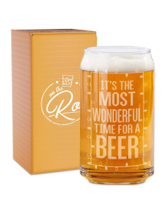 Vaso de Cerveza On The Rox - Navidad - Reutilizable 0.35 kg