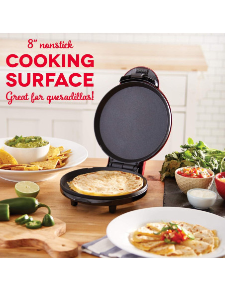 Plancha Eléctrica DASH 20 cm Redonda para Panqueques y Más