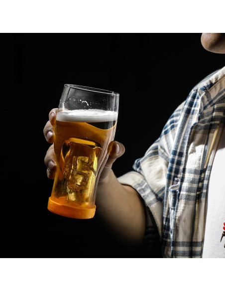 Vasos de Cerveza Doble Pared 1500 C 19.6 oz Set de 4