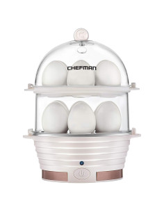Cocinero de Huevos Chefman Eléctrico 12 Huevos Libre BPA