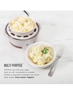 Cocinero de Huevos Chefman Eléctrico 12 Huevos Libre BPA 2