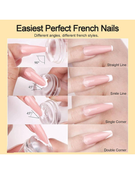 Kit de Estampado de Uñas YEPYEPGO - 4 Piezas, Doble Cabeza