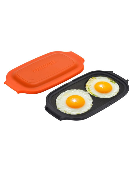 Cocinero de Huevos Maconee para Microondas | 2 Huevos | Antiadherente