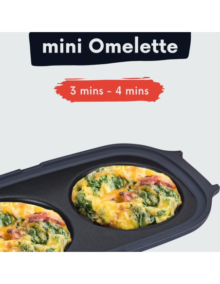 Cocinero de Huevos Maconee para Microondas | 2 Huevos | Antiadherente