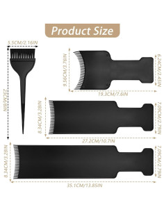 Kit de 4 Piezas de Balayage OXDFK con Cepillo y Tableros 2