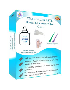 Pegamento Super Glue IVORIE PremiumBond 56,7 g para Dental 2