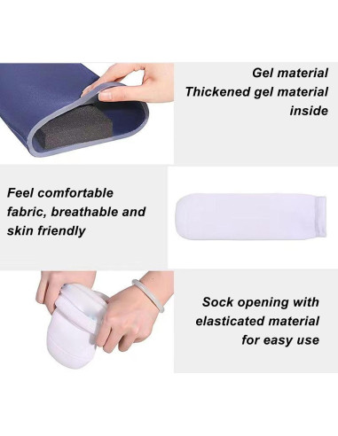 Calcetín Protésico de Gel Brrnoo para Pantorrilla Talla S