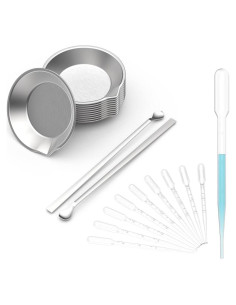 DIYESMART Juego de 12 bandejas y 10 goteros para pintura