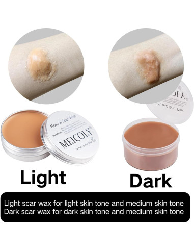 Cera para Cicatrices MEICOLY 50g Maquillaje Efectos Especiales