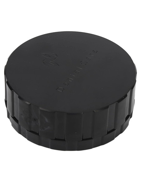 Caja de Almacenamiento de Dentaduras Estink Redonda Negra