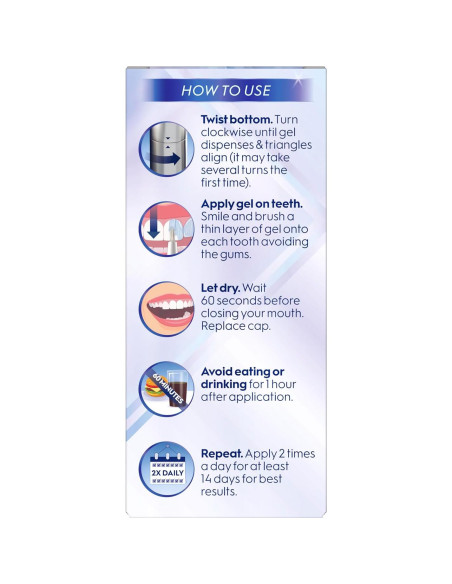 Bolígrafo Blanqueador de Dientes Crest 3DWhite 4 mL