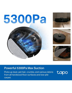 Robot Aspirador Tapo RV20 Max 2 en 1 con Navegación LiDAR 2
