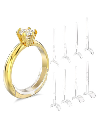 Ajustador de Talla de Anillo Coopache - 16 Piezas Silicona